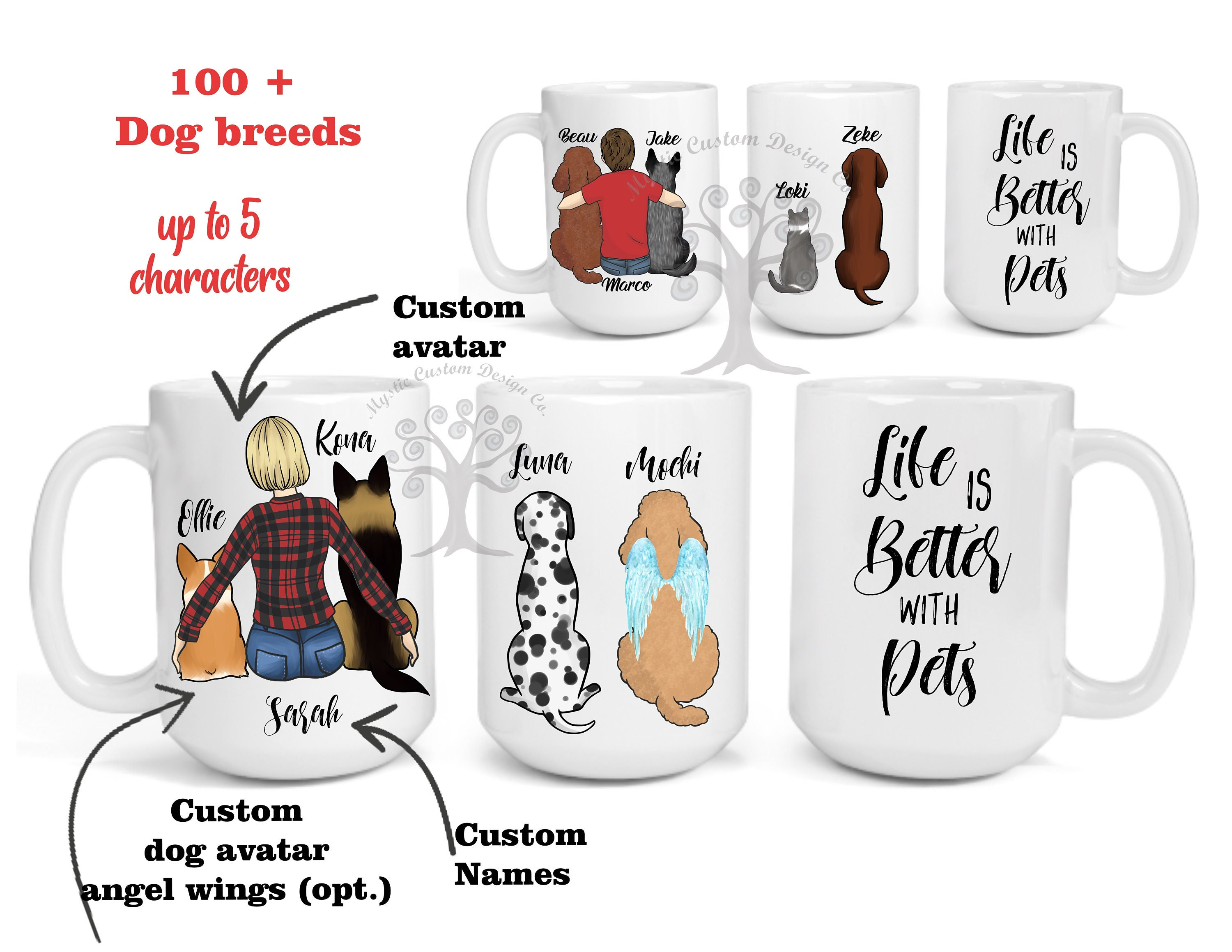 Awesome Dog Mum Mug Personalised Mug Mother's Day Mug Mum gift Mum Christmas Awesome Dog Mum Mug Personalised Mug Mother's Day Mug Mum gift Mum Christmas