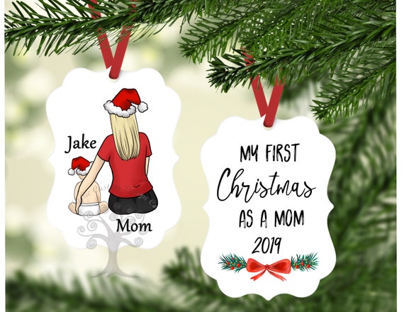 moms first christmas ornament