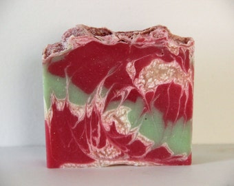 Vegan Natural Hemp & Cocoa butter  Rose Scented Hand Made Artisan Soap