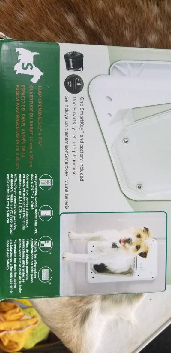 Petsmart Smart Door For Dogs And Cats Electronic Door Locks And Unlocks For Your Pet Only