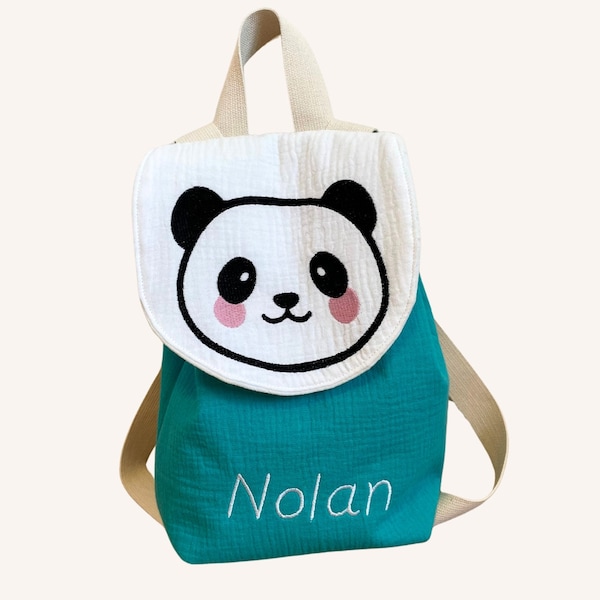 Nolan Rucksack, Tasche für Kindergarten oder Kindergarten und personalisierbar mit dem Vornamen des Kindes.