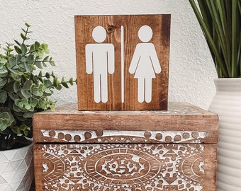 Mini Bathroom Sign, Small Bathroom Sign, Funny Bathroom Sign, Bathroom Humor sign, Bathroom decor, funny decor, bathroom word search