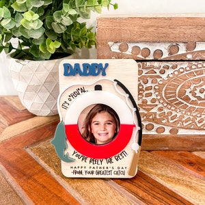 Kühlschrank-Fotomagnet, Vatertagsgeschenk, Bilderrahmen, Fotorahmen in Brieftaschengröße, Geschenk für Papa, Geschenk für Ihn, Vatertags-Kühlschrankmagnet