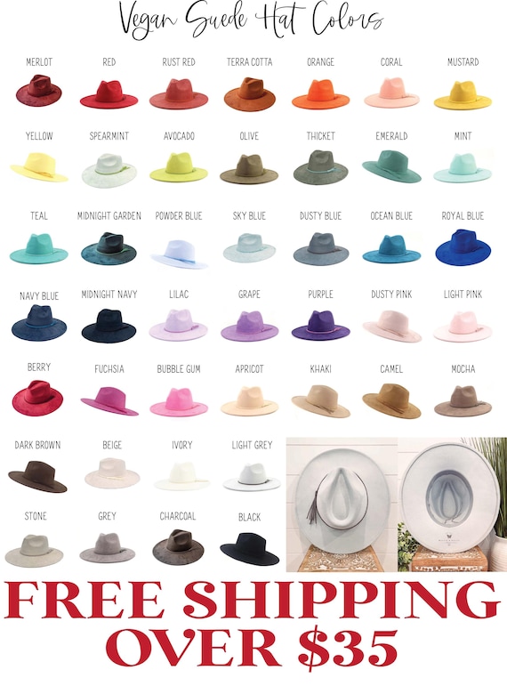 Vegan Suede Hat Blank with Logo Engraving, Blank Hat for Burning, Hat Pyrography, Fedora Hat, Wide Brim Hat, Hat for Engraving, Hat Party