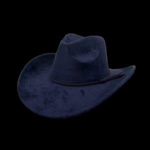 Vegan Suede Cowboy Hat Blank with Logo Engraving, Blank Hat for Burning, Hat Pyrography, Burned Hat Blank, Rancher Hat, Cowboy Hat image 10