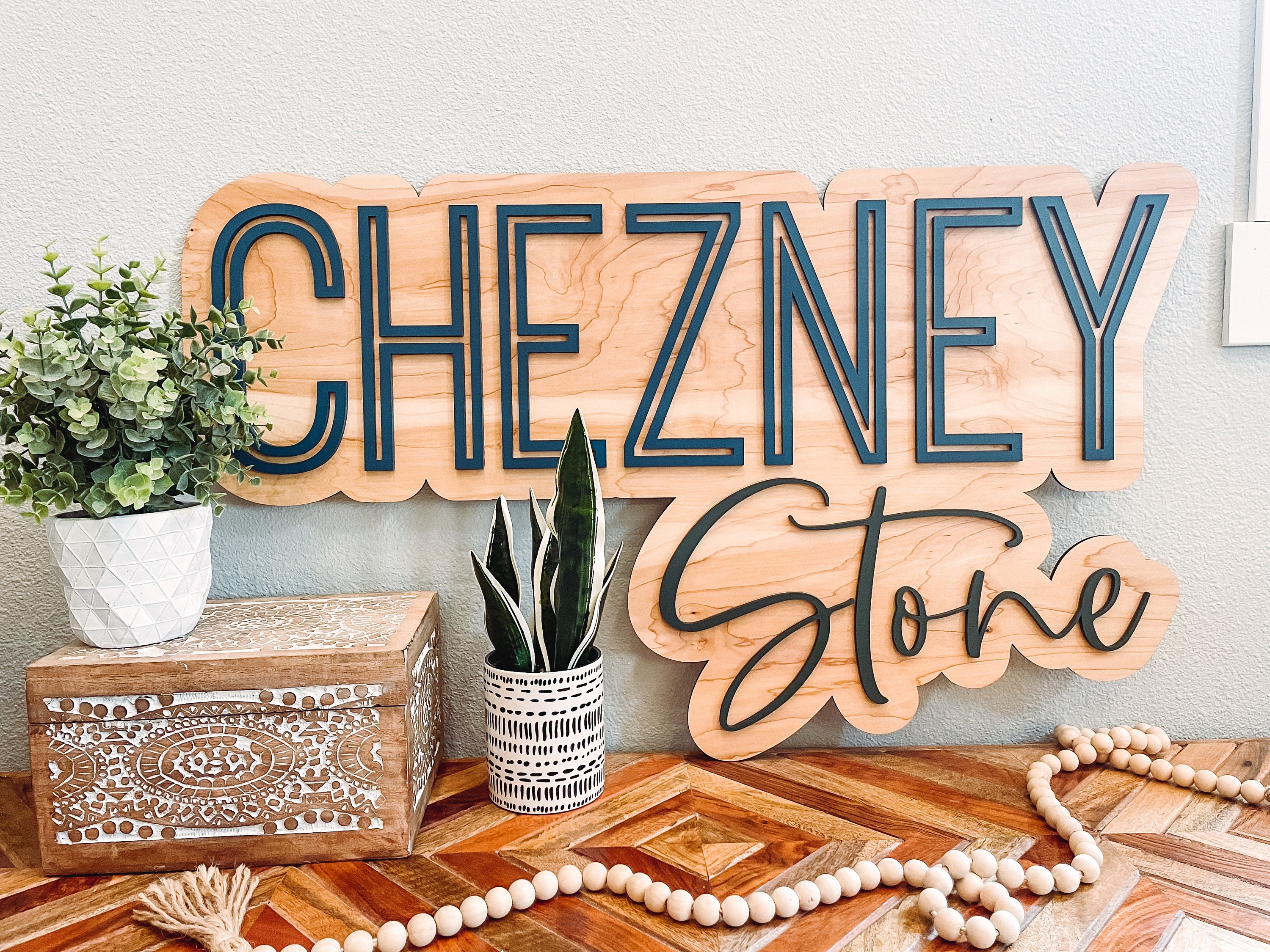 Wooden Baby Name Sign Nursery Sign Nursery Name Sign Boho Etsy