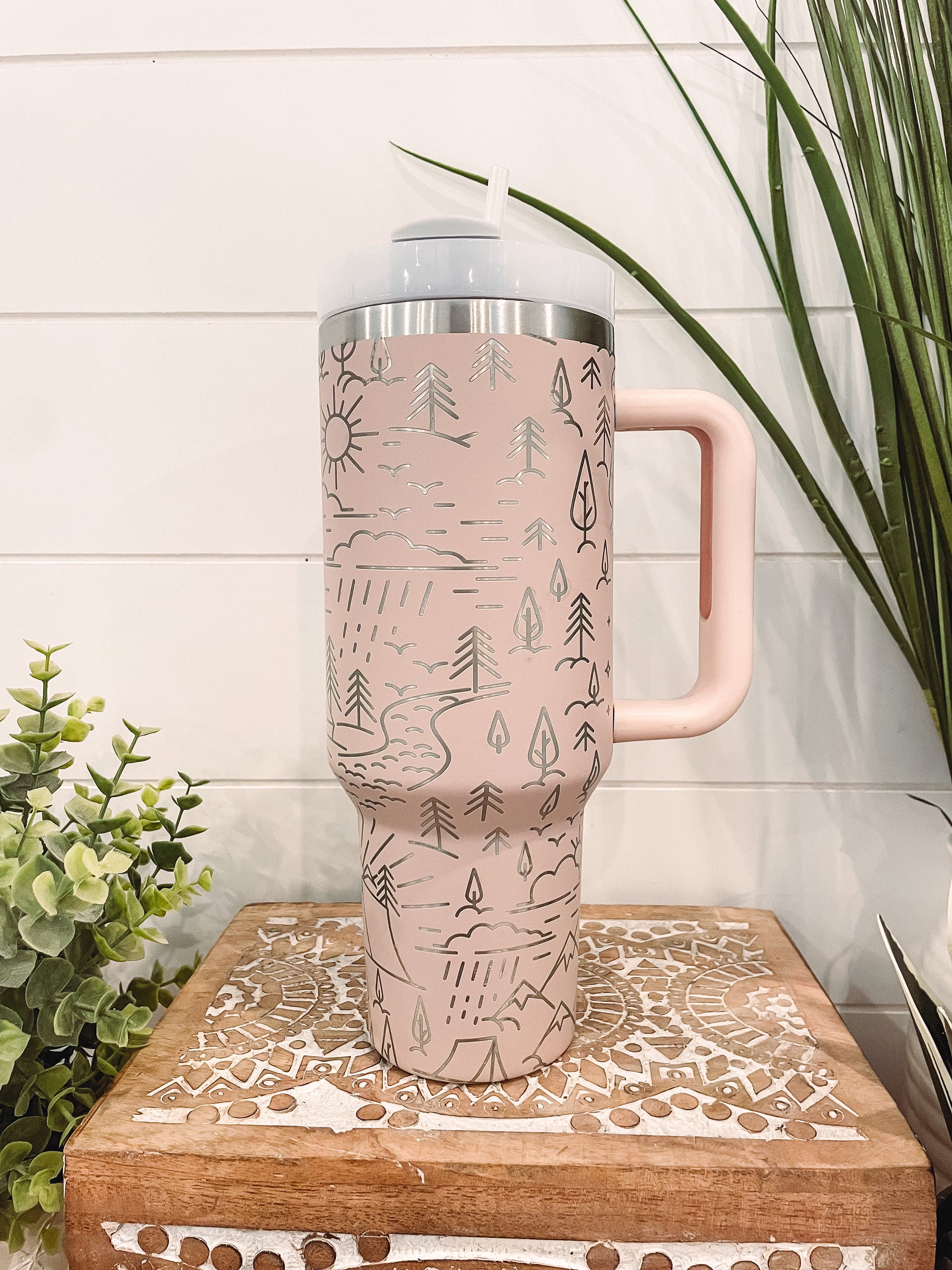 Mountain Fox Custom Stanley Adventure Quencher 40 oz tumbler