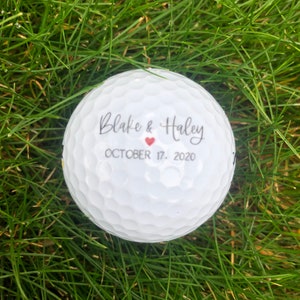 Personalized Golf Balls, Custom Golf Balls, Golf Ball Gift, Logo Golf Balls, Golf Ball with Picture, Custom Text Golf, Golf Wedding Favor