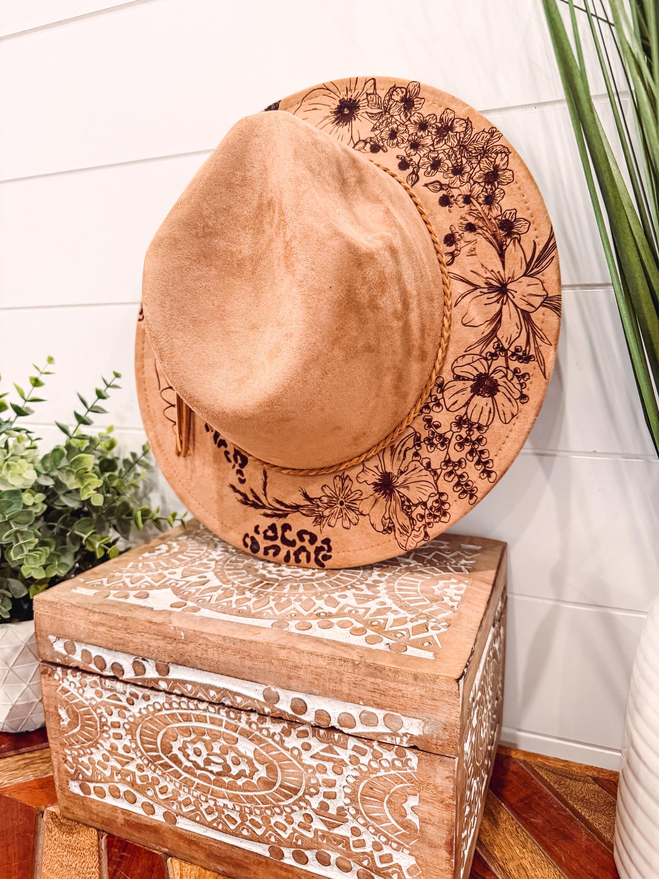 ⭐️ Charm-Trimmed Rancher Boho Peasant Hipster Hippie Art 