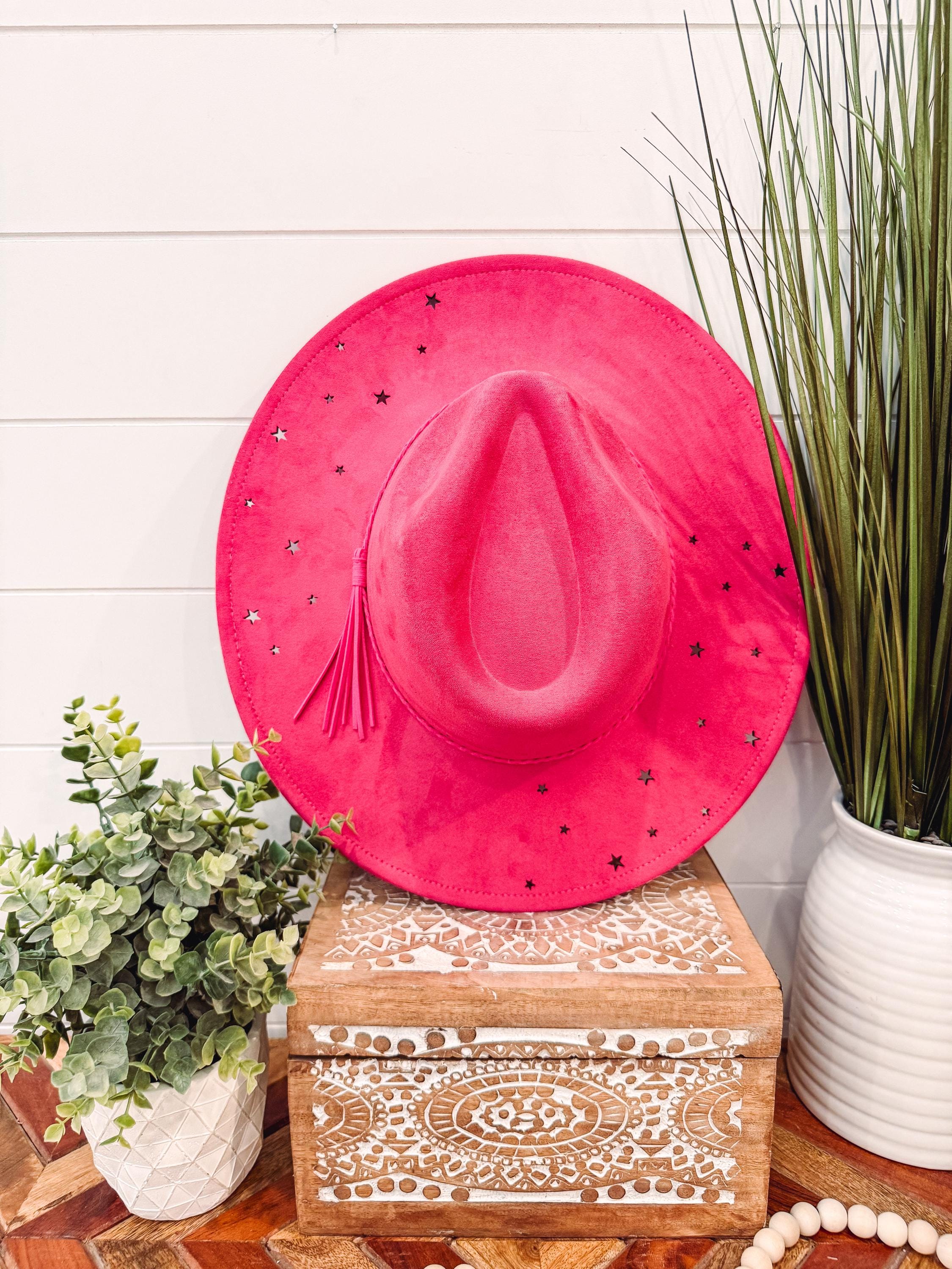 Vegan Suede Star Cutout Hat Blank, Blank Hat for Burning  display picture 1
