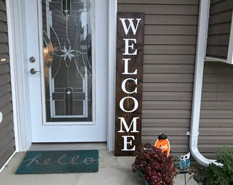 Reversible Winter Sign, Welcome Sign, Reversible Holiday Sign, Reversible Christmas Sign, Let it Snow, Porch Sign, Front Door Sign