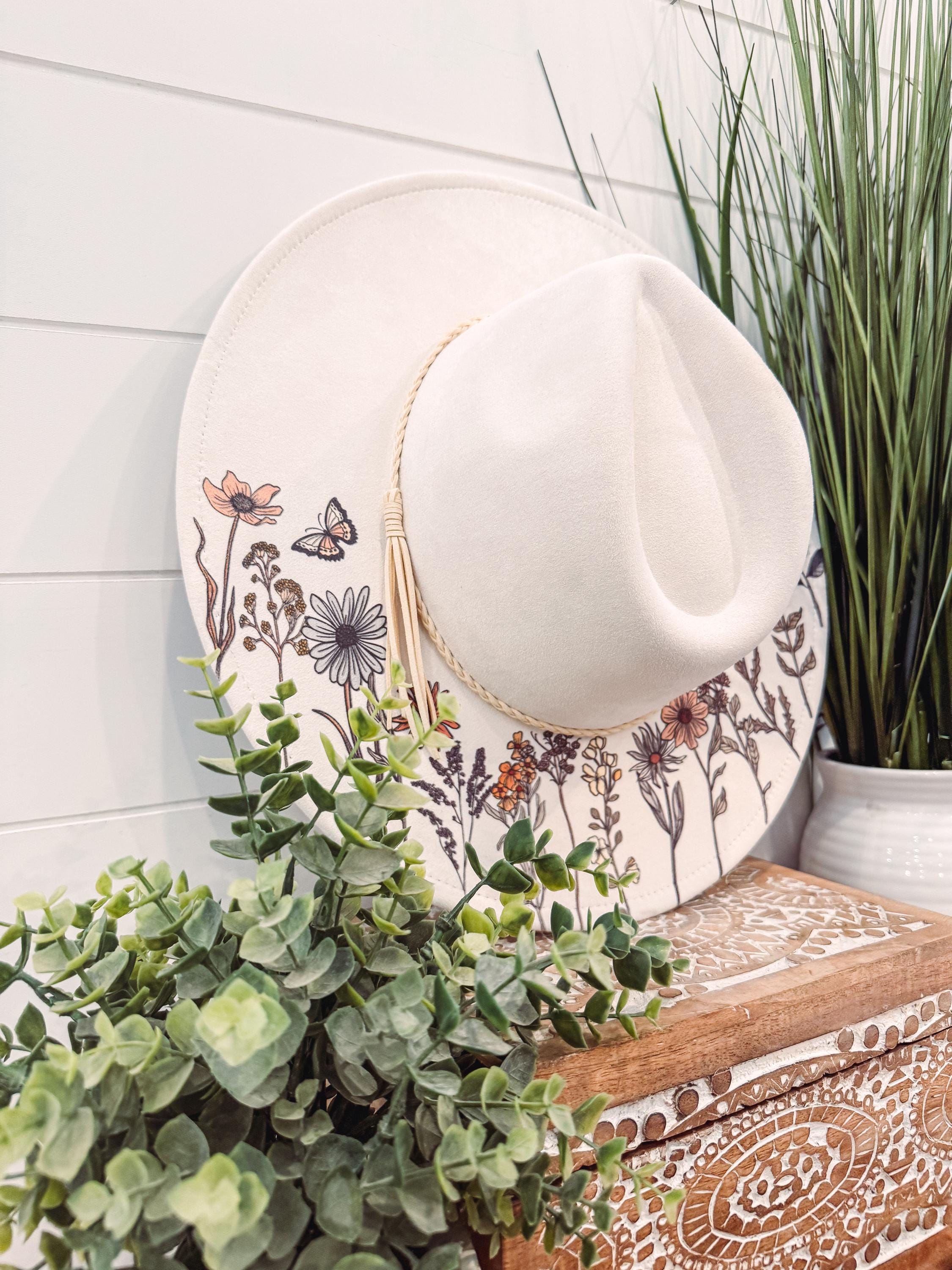 Lack Of Color Beige and Floral Hat Lack of Color | Holiday Bucket Hat in Retro Green| FashionPass main image 4