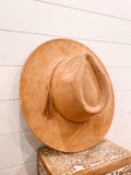 Vegan Suede Hat Blank, Blank Hat for Burning, Hat Pyrography, Burned Hat Blank, Rancher Hat, Fedora Hat, Wide Brim Hat, Hat for Engraving