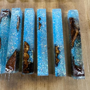 Stabilized Maple Burl & Alumilite Pen Blanks (Limited Edition)