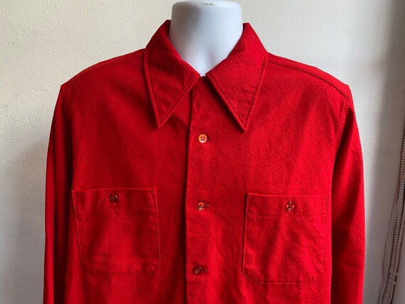 Vintage 80s Pendleton Button Up Double Pocket Wool