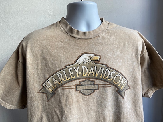 Vintage 90s Harley Davidson Motorcycles Unisex Dye