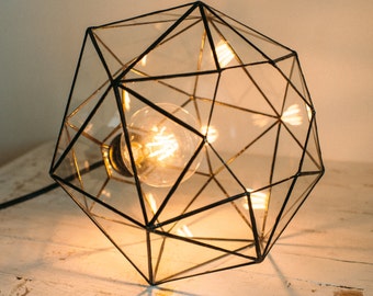 Hanging lamp - Pendant light - Geometric lamp - Home decor - Scandinavian Design - Loft Light - Industrial lighting - Chandeliers lamp