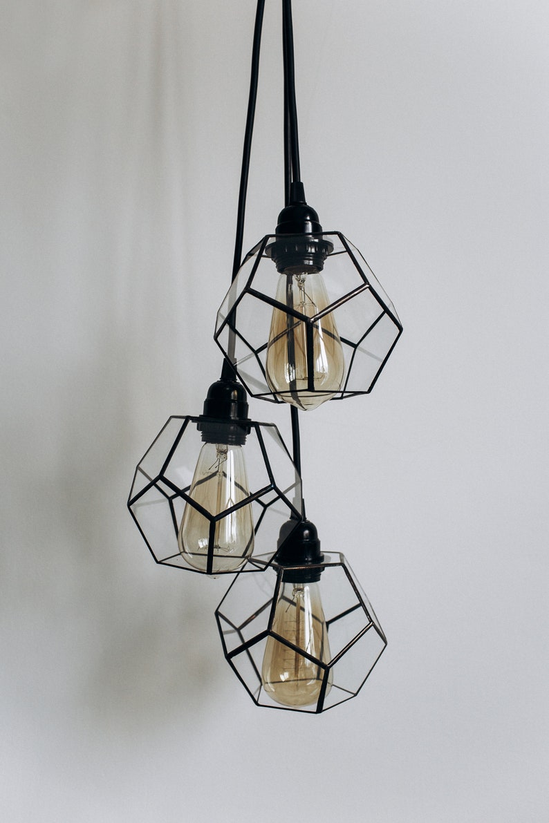 Colorful Geometric Creative Small Hanging Lamps