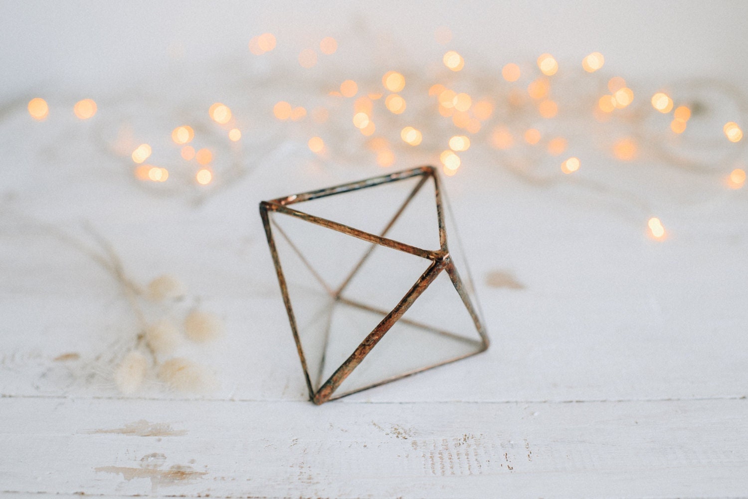 Glass Candle Holder Wedding Decor Candle Holder Table Etsy