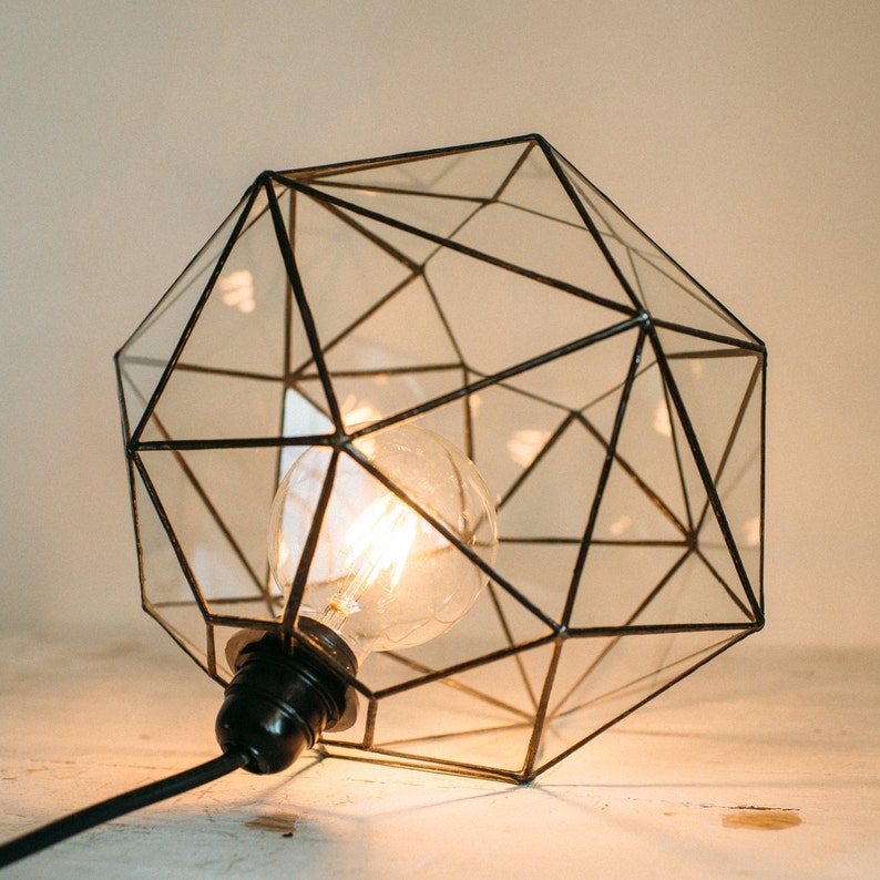 Hanging lamp Pendant light Geometric lamp Home decor Scandinavian Design Loft Light Industrial lighting Chandeliers lamp image 4