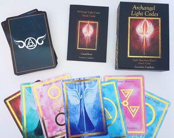 Archangel Oracle Deck with Light Codes | Angel Cards for Intuitive Guidance