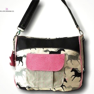 Bolso Hobo / Bolso de corcho / Monedero de unicornio / Bolso de hombro / Hobo grande