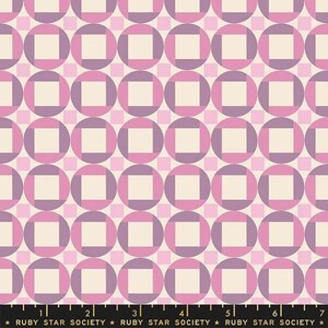 Floradora by Jen Hewett | Cane Geometric Dot in Lupine | Ruby Star Society Cotton Fabrics | Sold by 1/2 Yard – Continual Cut