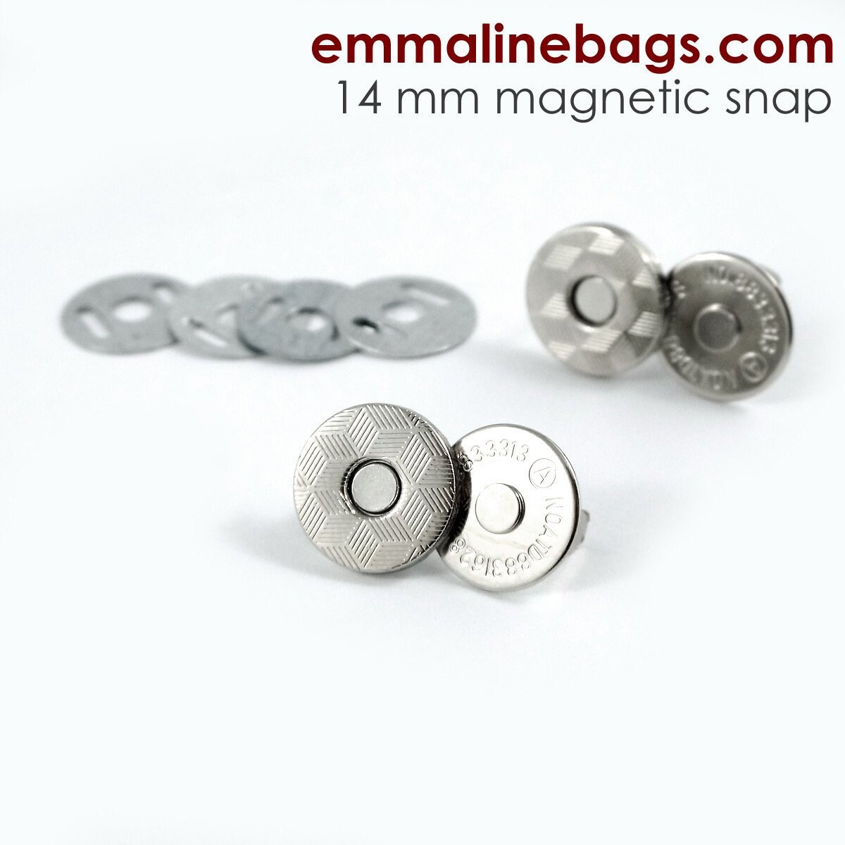 Magnetic Snap Closures: 9/16 (14 mm) SLIM in Antique Brass – Emmaline Bags  Inc.