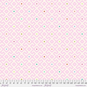 Moon Garden by Tula Pink | Wideback - Mama Geo in Dawn | Free Spirit Cotton Fabrics | Sold by 1/2 Yard – Continual Cut