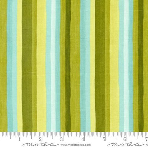 Willow by 1 Canoe 2 | Ombre Stripes in Lagoon | Moda Cotton Fabrics | Sold by 1/2 Yard – Continual Cut