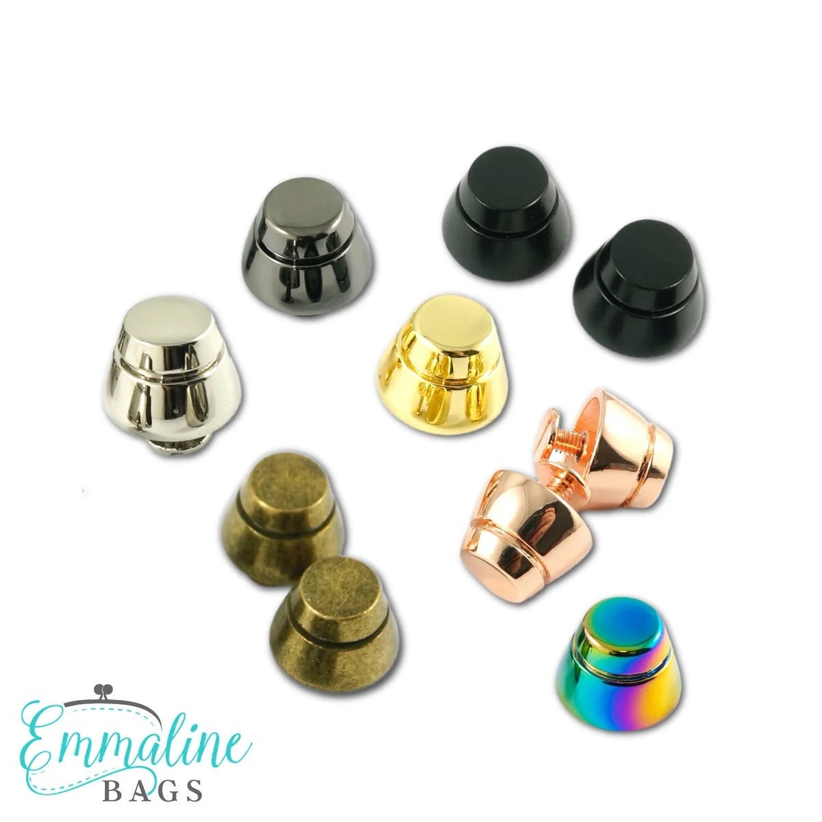Premium Purse Feet: Size 14 mm (9/16 Premium Purse Feet: Size 14 mm (9/16