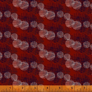 Leaf by Dale Allen-Rowse | Nuclei in Maple Leaf | Free Spirit Cotton Fabrics | Sold by 1/2 Yard – Continual Cut | Sale Clearance Fabric