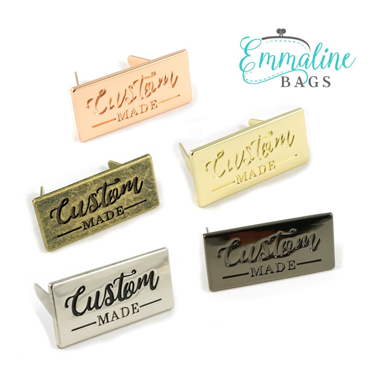 Metal Bag Label: Metal Bag Label: