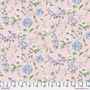 New Traditional Sofia in Rose by Lillian August – Free Spirit Quilting Cotton, 1/2 Yard Continuous