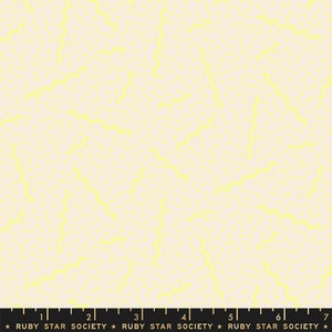Sugar Cone by Kimberly Kight | Ripple Blenders in Neon Yellow | Ruby Star Society Cotton Fabrics | Sold by 1/2 Yard – Continual Cut