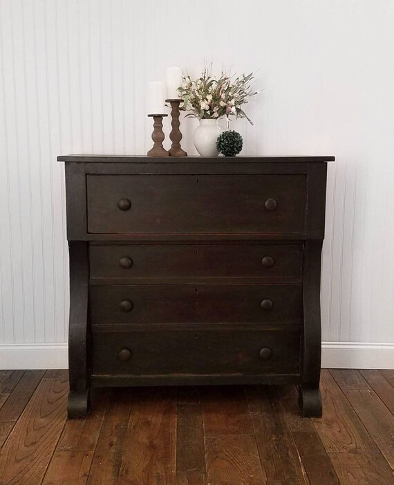 Sold Antique Empire Dresser Sold Etsy