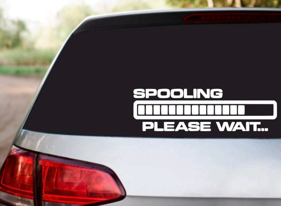 Spooling Turbo Bumper Sticker-car Decal-laptop Sticker-tumbler Sticker ...