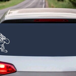 Taz Bumper sticker- Car decal- laptop sticker- tumbler sticker- glass sticker