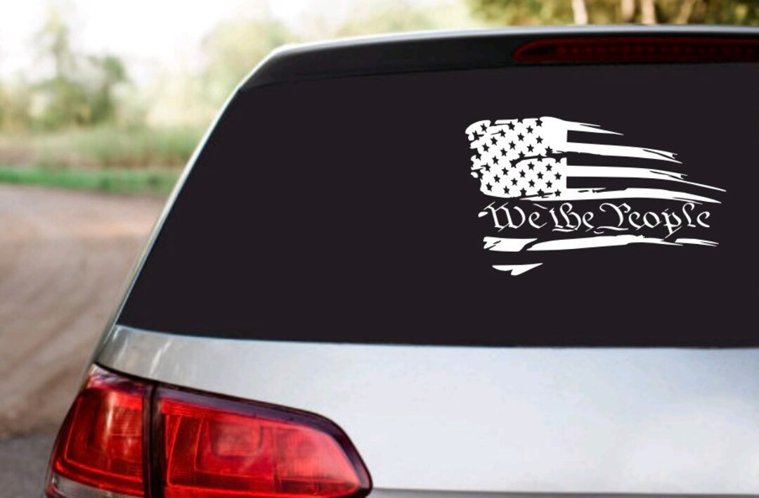 We the People Bumper Sticker Car Decallaptop Sticker Tumbler Sticker Glass Sticker Etsy