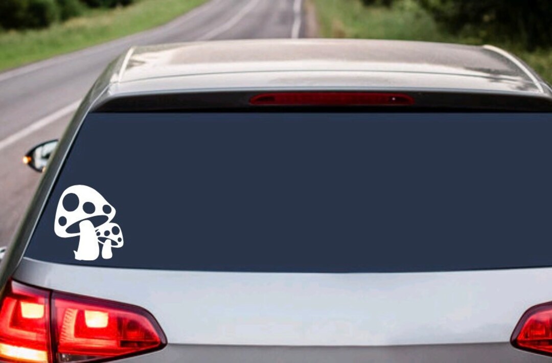 Mushroom Bumper Sticker Car Decal Laptop Sticker Tumbler Etsy