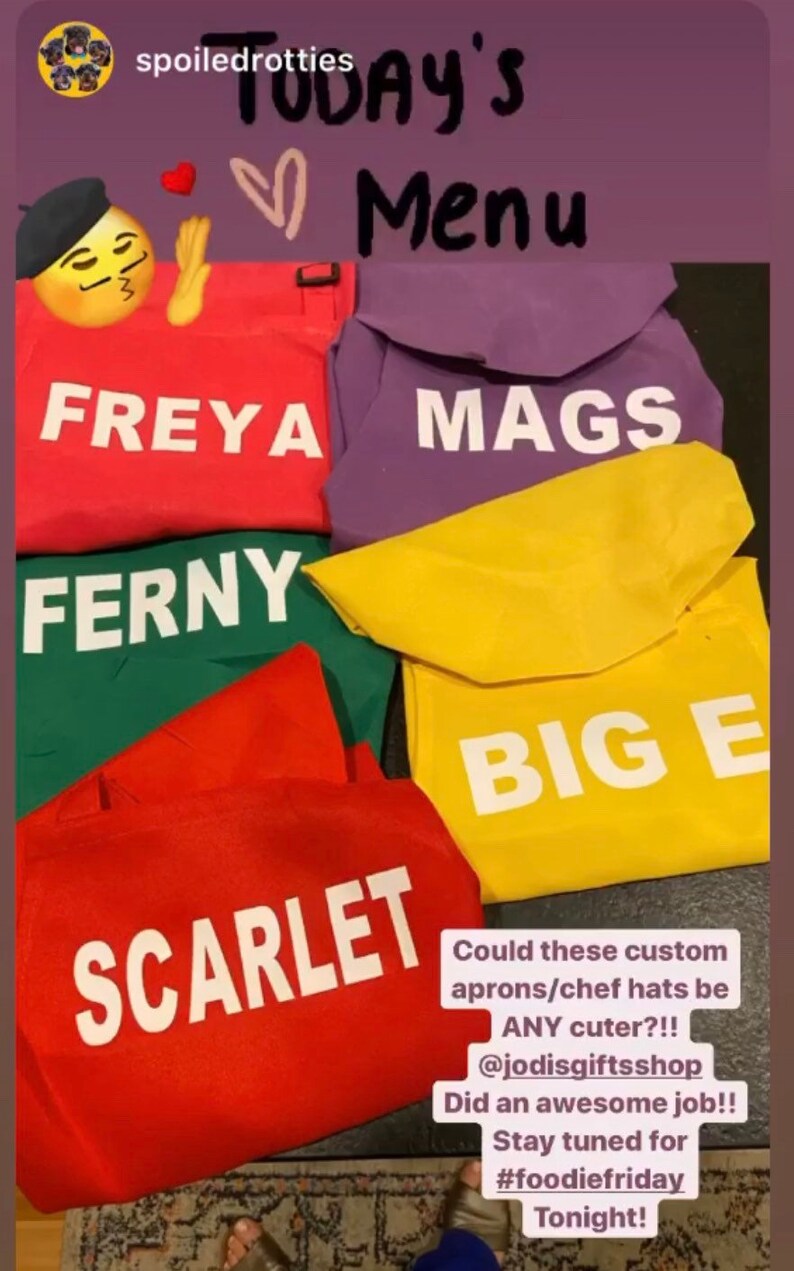 Personalized Kids Apron And Chef Hat Set