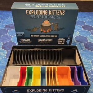 Exploding Kittens Insert - All Expansions Non-Sleeved (Color)