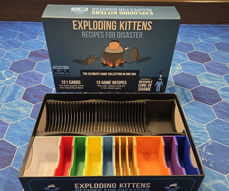 Exploding Kittens Insert - All Expansions Non-Sleeved (Color)