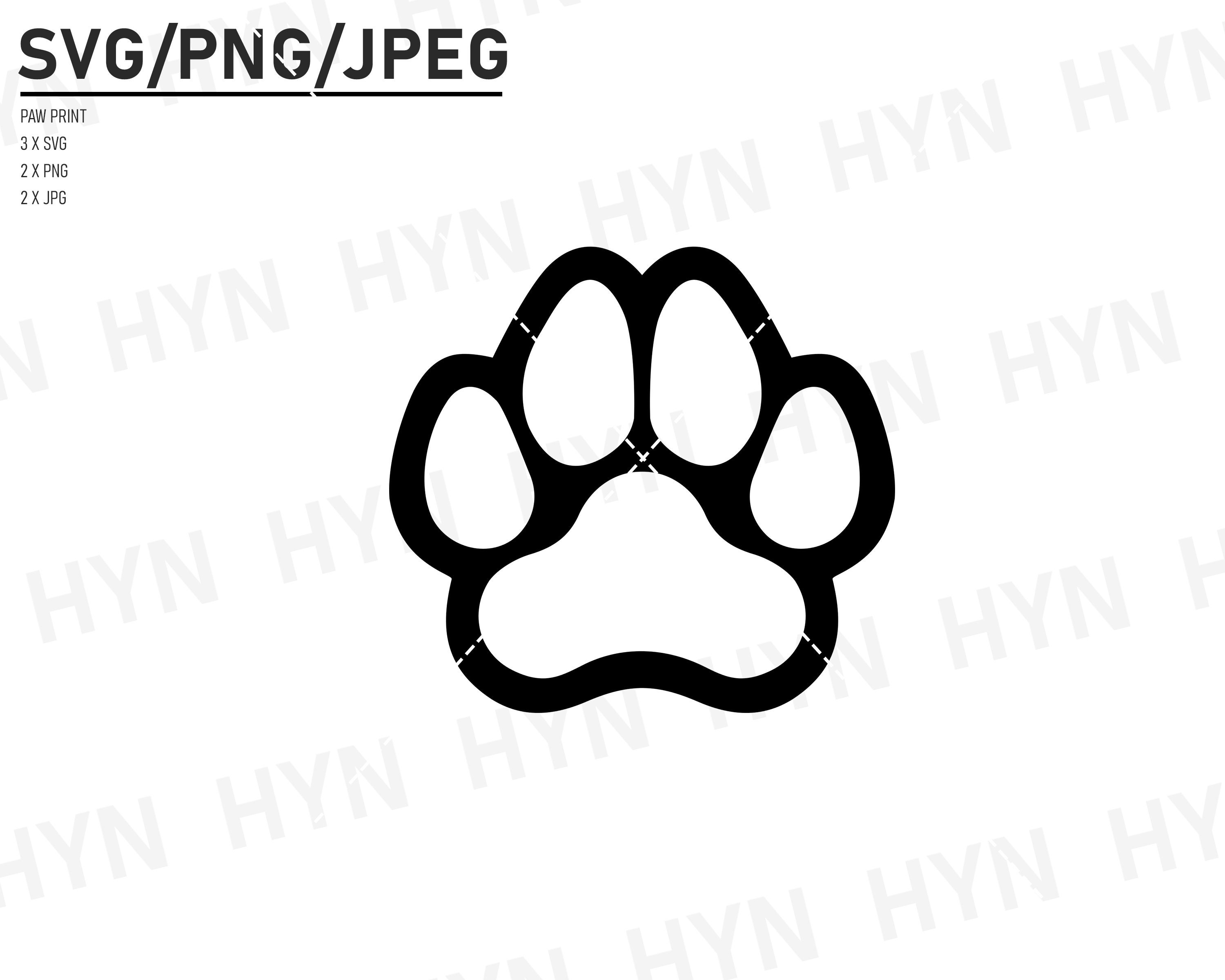 Paw Print/dogs Paw Print/dog Paw/logo/digital File/cutting Etsy