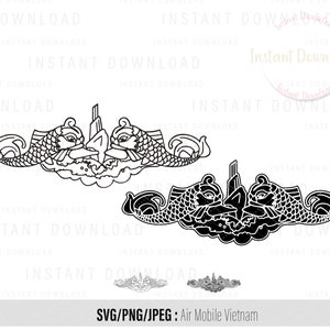 Insigne de guerre sous-marine/Navy Warfare/Marine/Fichier numérique/Fichier de découpe/Fichier d'impression/SVG/PNG/Glowforge/Gravure laser