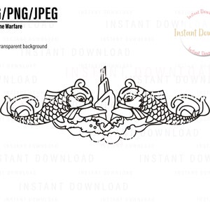 Insigne de guerre sous-marine/Navy Warfare/Marine/Fichier numérique/Fichier de découpe/Fichier d'impression/SVG/PNG/Glowforge/Gravure laser