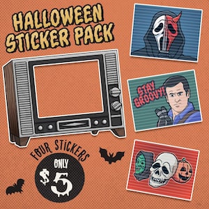 Horror Film Sticker Pack