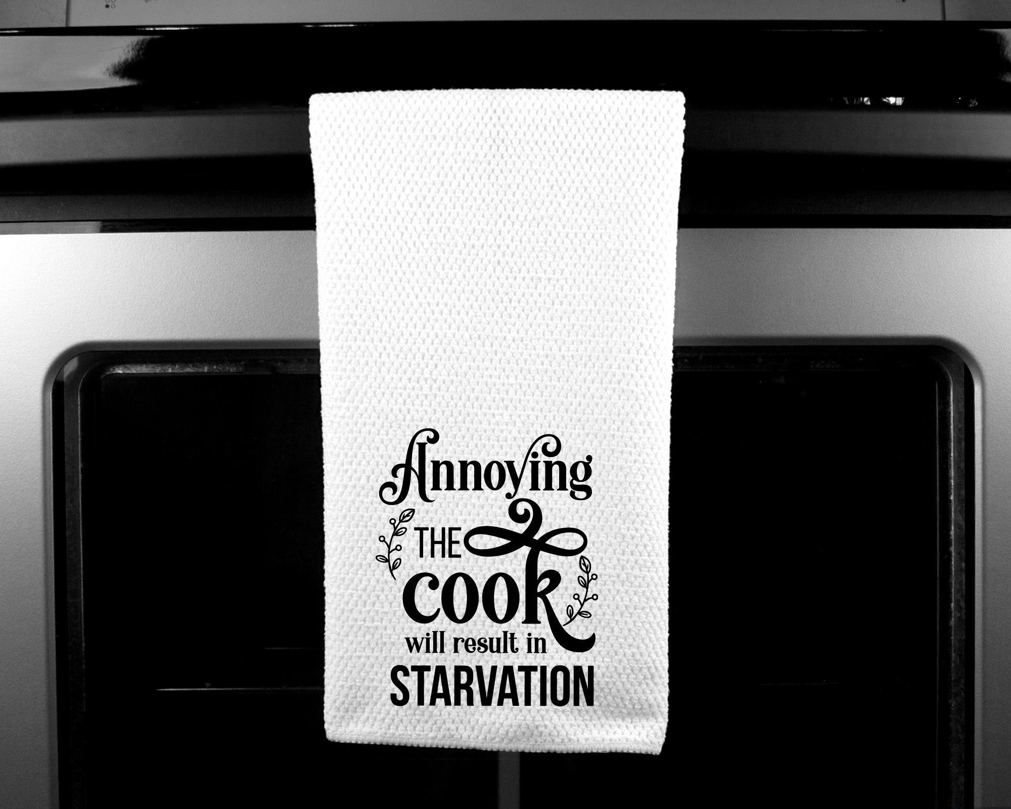 Sarcastic Kitchen Quotes Funny Towels Kitchen Waffle Etsy