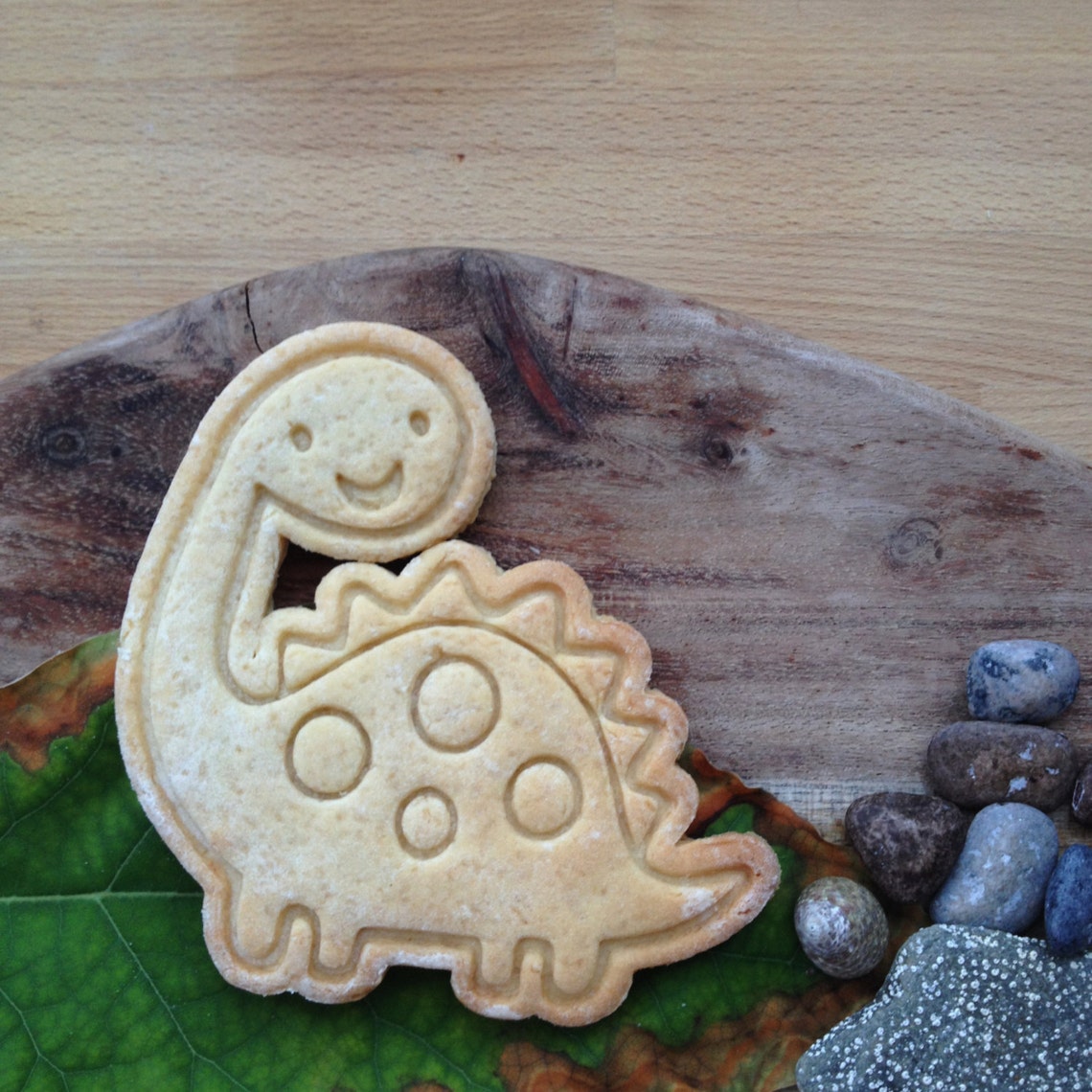 Brontosaurus cookie cutter. Dinosaur cookie stamp. Animal Etsy