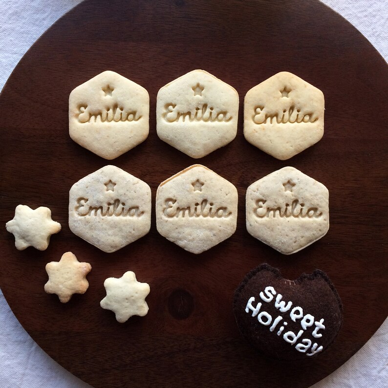 Name cookie cutter. Custom name cookie stamp. Personalized Etsy